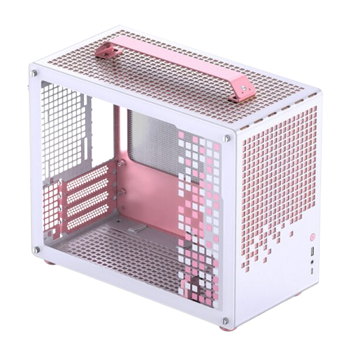 Vỏ máy tính Case PC M-ATX JONSBO Z20 MINI TOWER M-ATX PINK WHITE