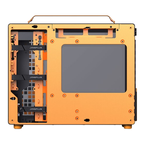 Vỏ máy tính Case PC M-ATX JONSBO Z20 MINI TOWER M-ATX ORANGE BLACK