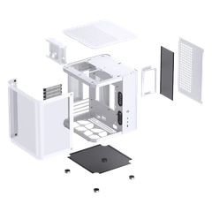 Vỏ máy tính Case PC JONSBO TK-1 WHITE