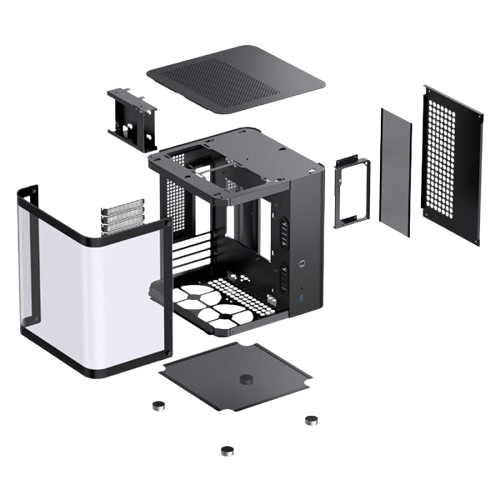 Vỏ máy tính Case PC JONSBO TK-1 BLACK