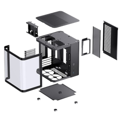 Vỏ máy tính Case PC JONSBO TK-1 BLACK