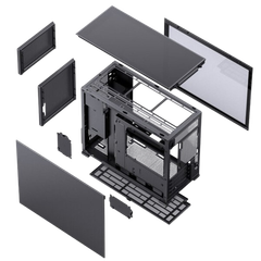 Vỏ máy tính Case PC JONSBO D31 MESH MINI TOWER M-ATX (BLACK)