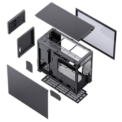 Vỏ máy tính Case PC JONSBO D31 STD SCREEN BLACK