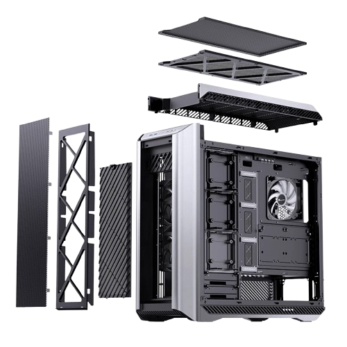 Vỏ máy tính Case PC JONSBO D500 SILVER
