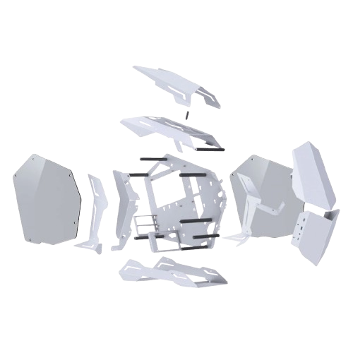 Vỏ máy tính Case PC JONSBO MOD-3 MINI WHITE