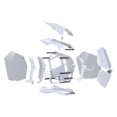 Vỏ máy tính Case PC JONSBO MOD-3 MINI WHITE