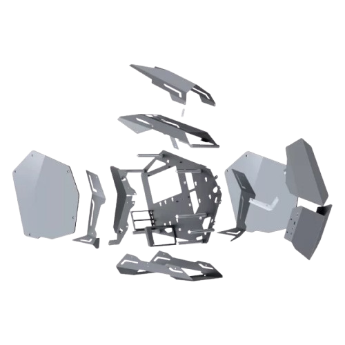 Vỏ máy tính Case PC JONSBO MOD-3 MINI GREY