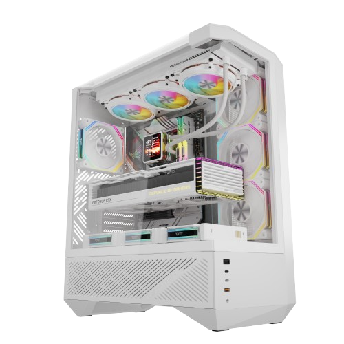 Vỏ máy tính Case PC DARKFLASH DY460 White