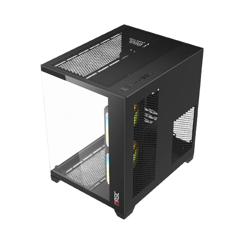 Vỏ máy tính Case Magic AQUA-M ULTRA Black (M-ATX)