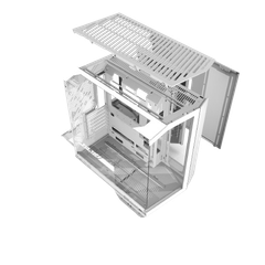 Vỏ máy tính Case PC ATX DARKFLASH DY470 WHITE