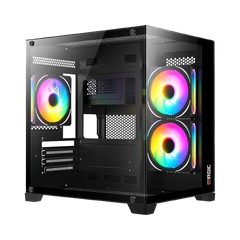 Vỏ máy tính Case Magic AQUA-M ULTRA Black (M-ATX)