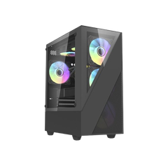 Vỏ máy tính Case Darkflash E330M Black