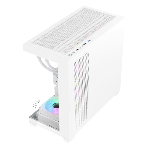 Vỏ máy tính Case GAMING M-ATX AIGO C218M White