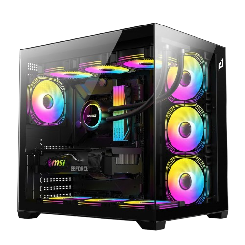 Vỏ máy tính Case Edra ECS1504 màu đen