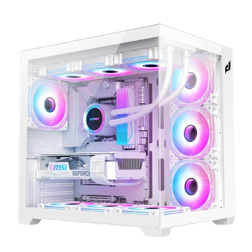 Vỏ máy tính Case Edra ECS1504 màu trắng