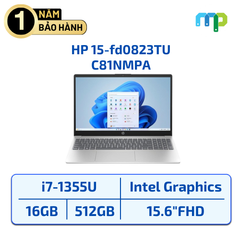 Laptop HP 15-fd0823TU i7-1355U/16GB/SSD 512GB/Intel Iris Xe/15.6