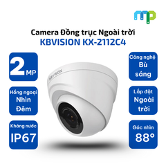 Camera Đồng trục Ngoài trời KBVISION KX‑2112C4