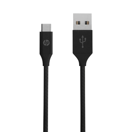 Cáp HP USB 2.0 A to C Fabric cable 2M - Black 9YF25AA