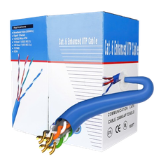 Cáp Mạng VELLY GOOD UTP CAT6 305m Xanh dương (4P 25AWG CCA (0.45mm))