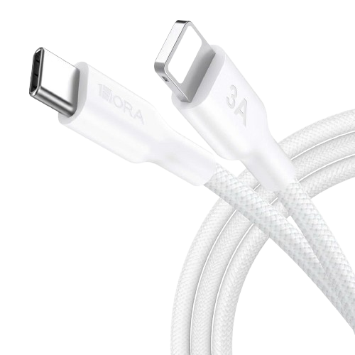 Cáp sạc Hora 3A type C to Lightning trắng CAB273B