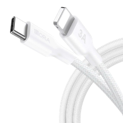 Cáp sạc Hora 3A type C to Lightning trắng CAB273B