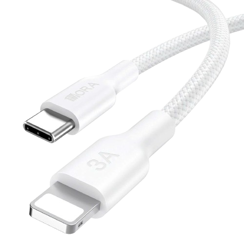 Cáp sạc Hora 3A type C to Lightning trắng CAB273B