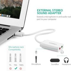 Cáp chuyển USB 2.0 to 3.5mm Ugreen 30143