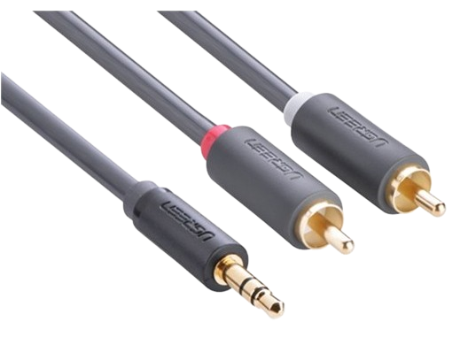 Cáp Dây Audio AV 3.5mm sang 2RCA/1.5m 10511 Ugreen