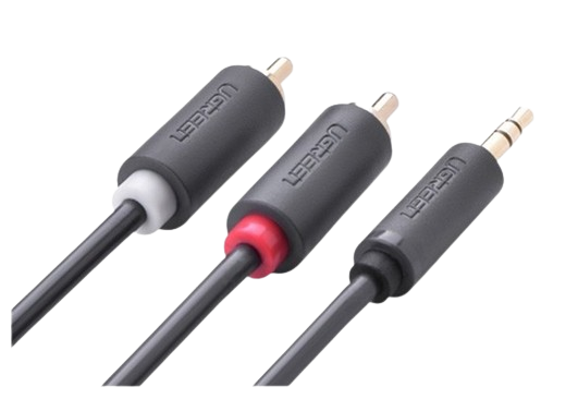 Cáp Dây Audio AV 3.5mm sang 2RCA/1.5m 10511 Ugreen