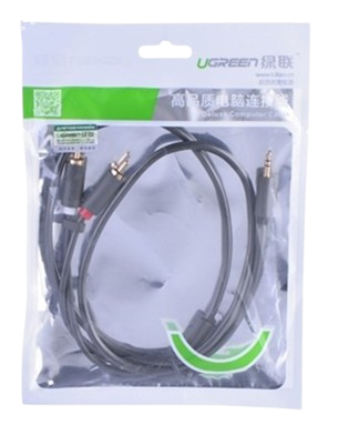 Cáp Dây Audio AV 3.5mm sang 2RCA/1.5m 10511 Ugreen