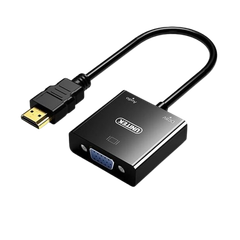 Bộ chuyển đổi HDMI to VGA + Audio Unitek V128BBK