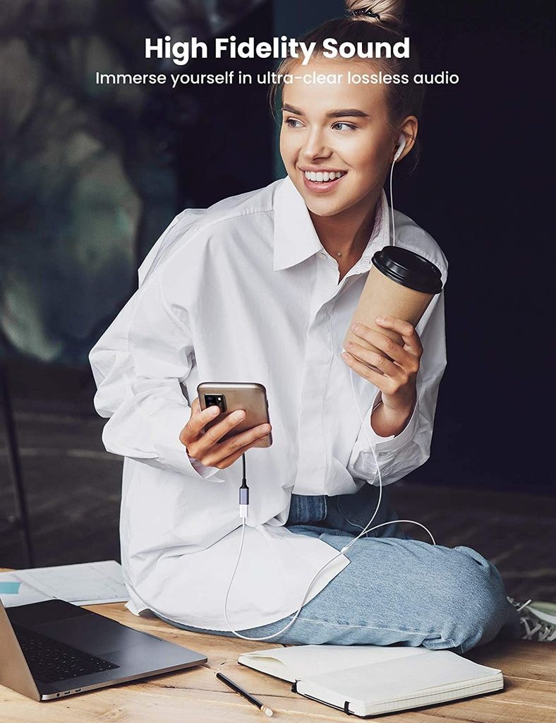 Cáp chuyển âm thanh Type-C to Lightning Ugreen 70953