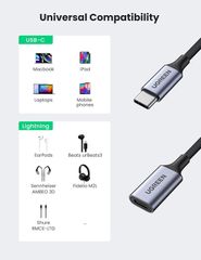 Cáp chuyển âm thanh Type-C to Lightning Ugreen 70953