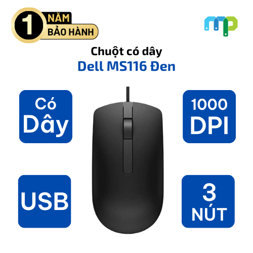 Chuột có dây Dell MS116