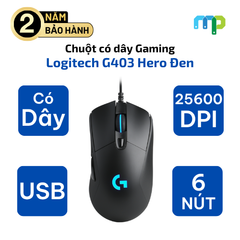Chuột có dây Gaming Logitech G403 HERO 910-005634