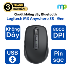 Chuột không dây Logitech MX Anywhere 3S - Đen (910-006932)