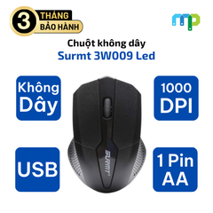 Chuột Không Dây Surmt 3W009 Led