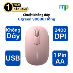 Chuột không dây Ugreen 90686 hồng cao cấp