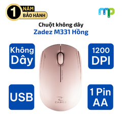 Chuột không dây Zadez M331 Hồng