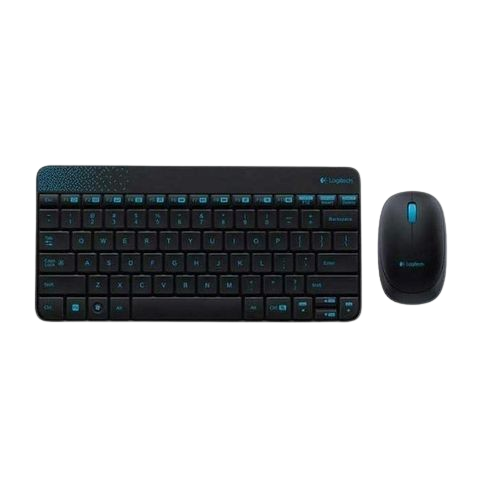 Combo phím chuột không dây Logitech MK240 Đen