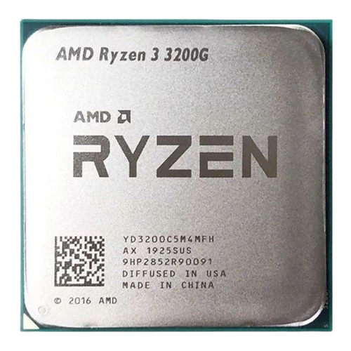 CPU AMD RYZEN 3 3200G | 3.6GHz Up to 4.0GHz, AM4, 4 Cores 4 Threads