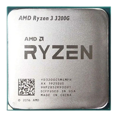 CPU AMD RYZEN 3 3200G | 3.6GHz Up to 4.0GHz, AM4, 4 Cores 4 Threads