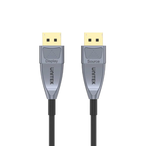 Cáp Displayport to Displayport 1.4 sợi quang Optical Fiber dài 15M 8K@60Hz Unitek C1617GY