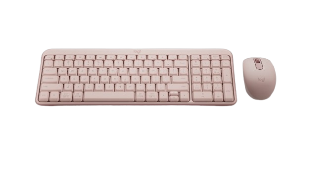 Combo Phím chuột không dây Logitech MK250 Hồng (920-013561)