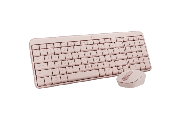 Combo Phím chuột không dây Logitech MK250 Hồng (920-013561)