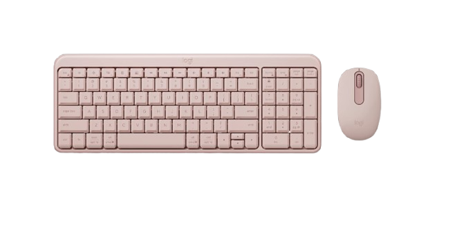 Combo Phím chuột không dây Logitech MK250 Hồng (920-013561)