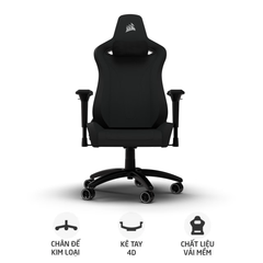 Ghế Gaming Corsair TC200 Fabric/Black CF-9010049-WW