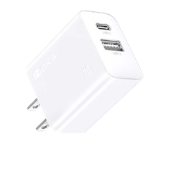 Cốc sạc Hora PD 20W (A+C) trắng GAR161B
