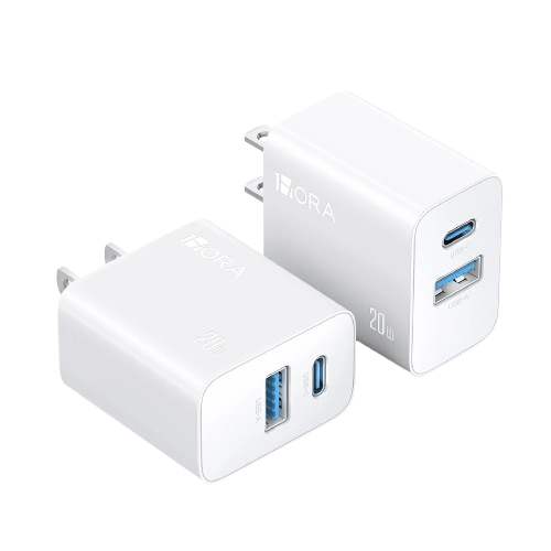 Cốc sạc Hora PD 20W (A+C) trắng GAR161B