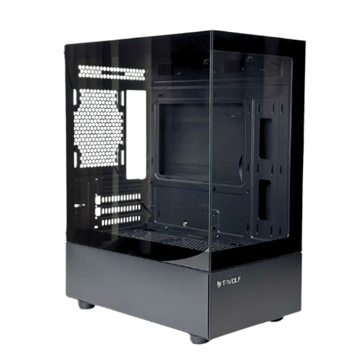 Vỏ máy tính Case T-WOLF Sea View TW-CG400B đen